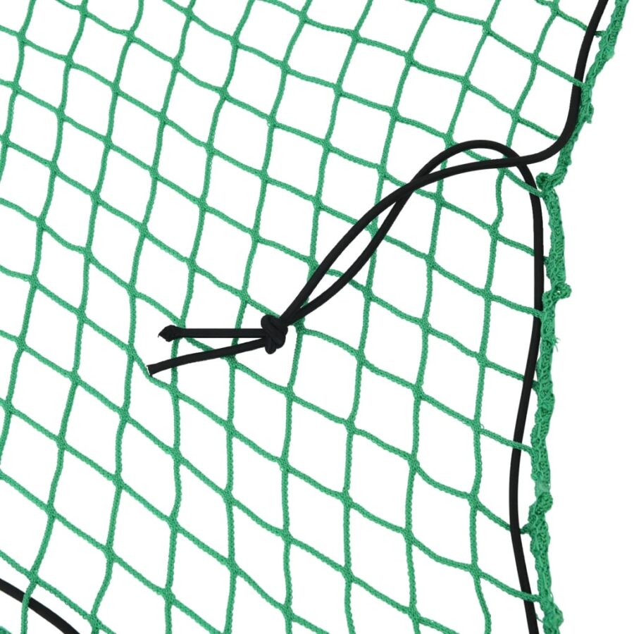 Aanhangwagennet elastisch touw 3x3 m polypropeen groen - Afbeelding 3
