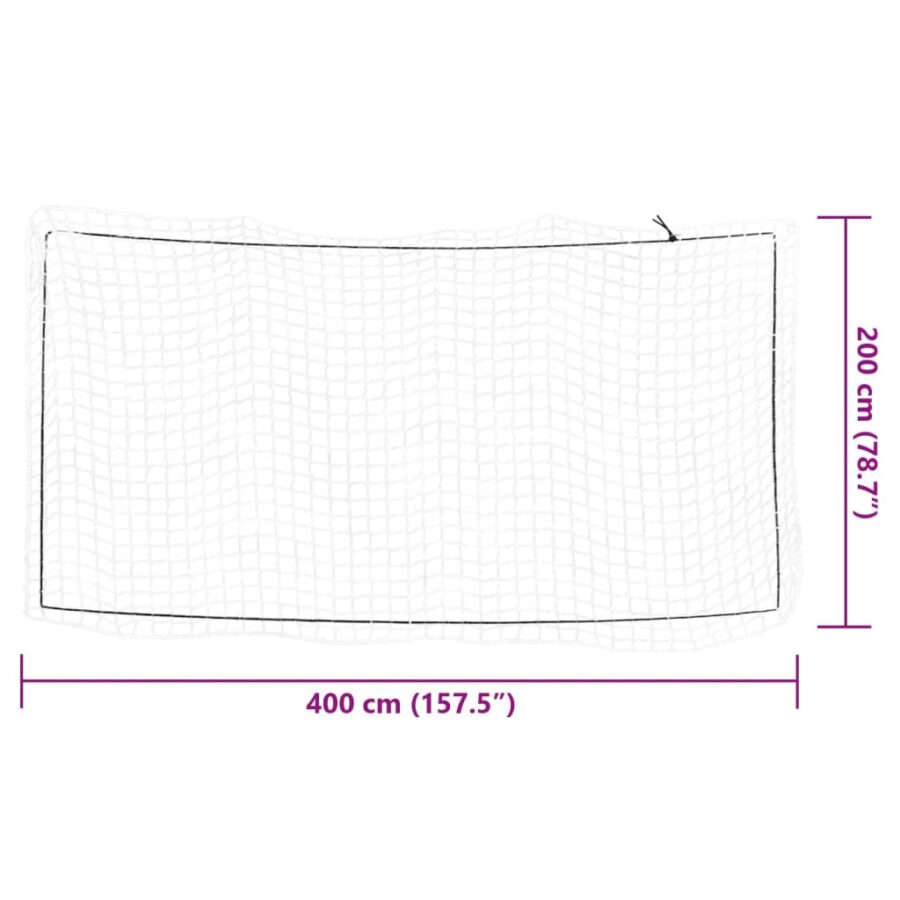 Aanhangwagennet elastisch touw 4x2 m polypropeen wit - Afbeelding 6