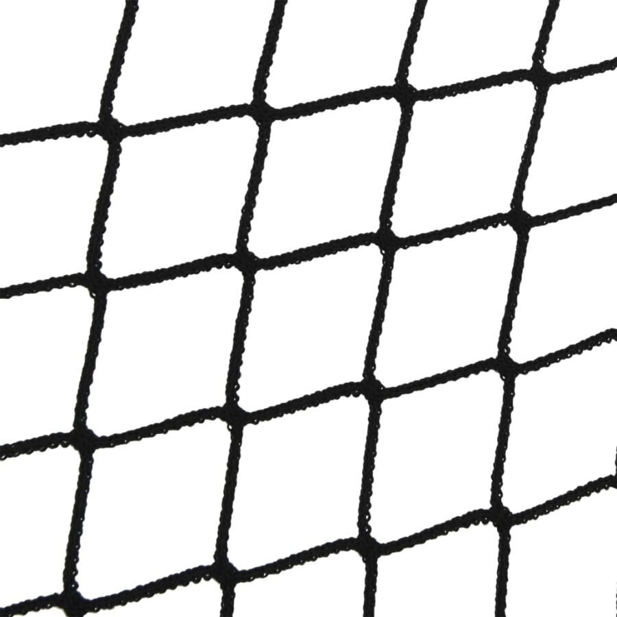 Aanhangwagennet elastisch touw 6x3,5 m polypropeen zwart - Afbeelding 4
