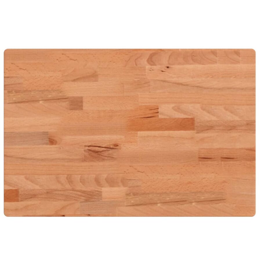 Badkamer wandschap staal en massief beukenhout - Afbeelding 8