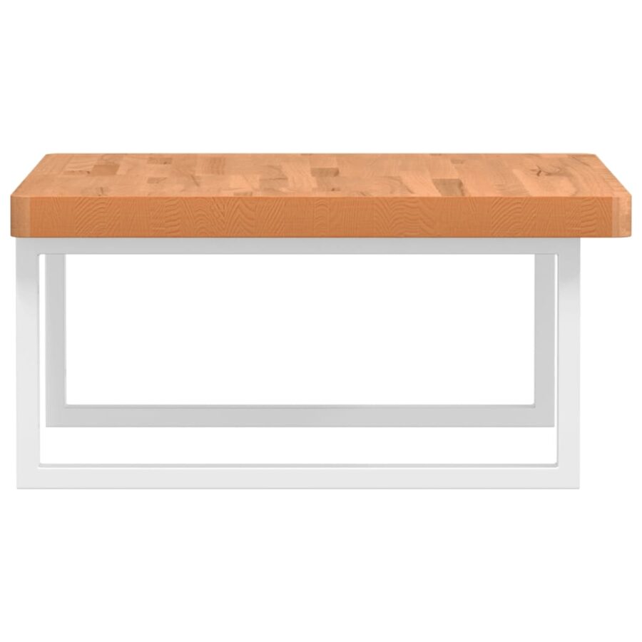 Badkamer wandschap staal en massief beukenhout - Afbeelding 5