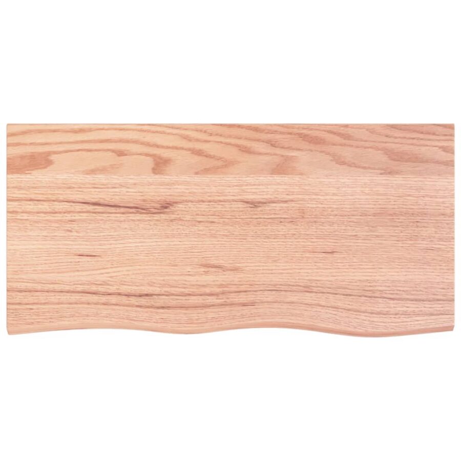 Badkamer wandschap staal en massief eikenhout - Afbeelding 8