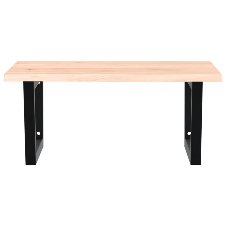 Badkamer wandschap staal en massief eikenhout - Afbeelding 4