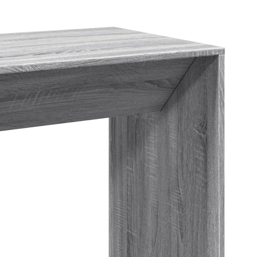 Bartafel 102x50x103,5 cm bewerkt hout grijs sonoma eikenkleur - Afbeelding 7