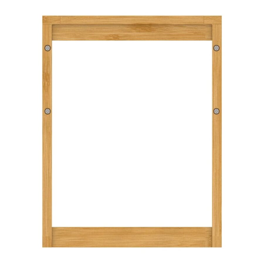 EISL Badkamerkruk 35x35x45 cm bamboe - Afbeelding 5