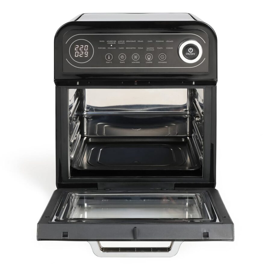 Livoo Airfryer oven 1600 W 12 L zwart - Afbeelding 3