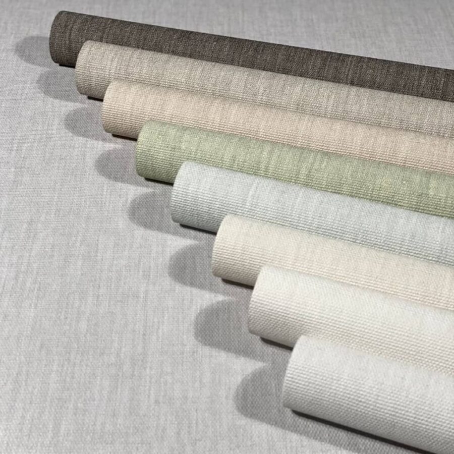 Noordwand Behang Botanica Linnen Look donkerbeige en zandkleurig - Afbeelding 6