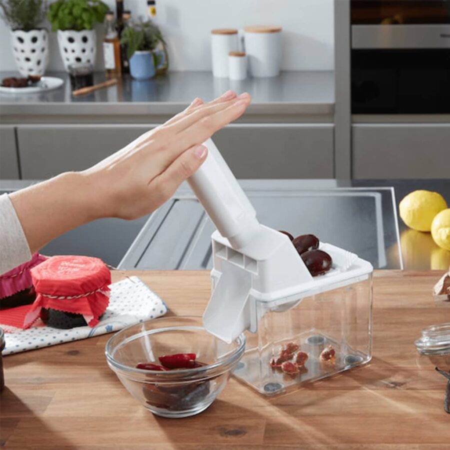 Leifheit Automatische pruimenontpitter wit 37300 - Afbeelding 7