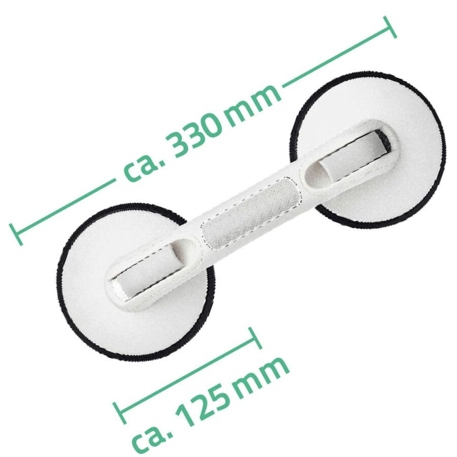 RIDDER Handgreep zuignappen Premium 12,5 cm 80 kg wit A0243301 - Afbeelding 4