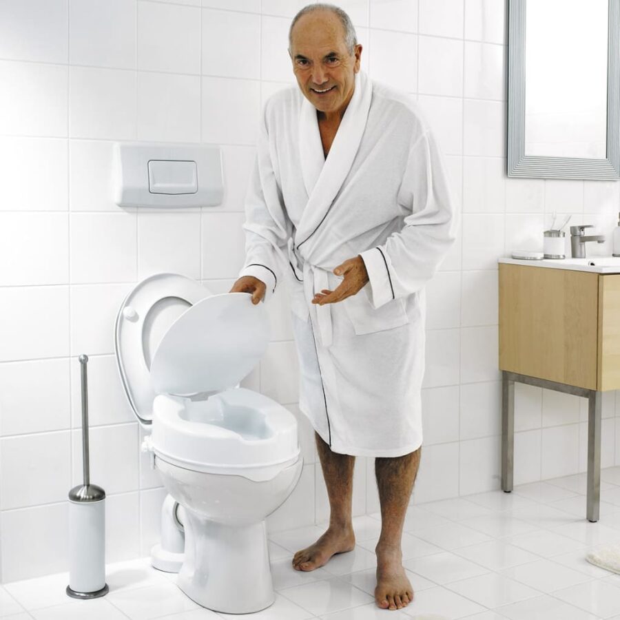 RIDDER Toiletbril met deksel 150 kg wit A0071001 - Afbeelding 2