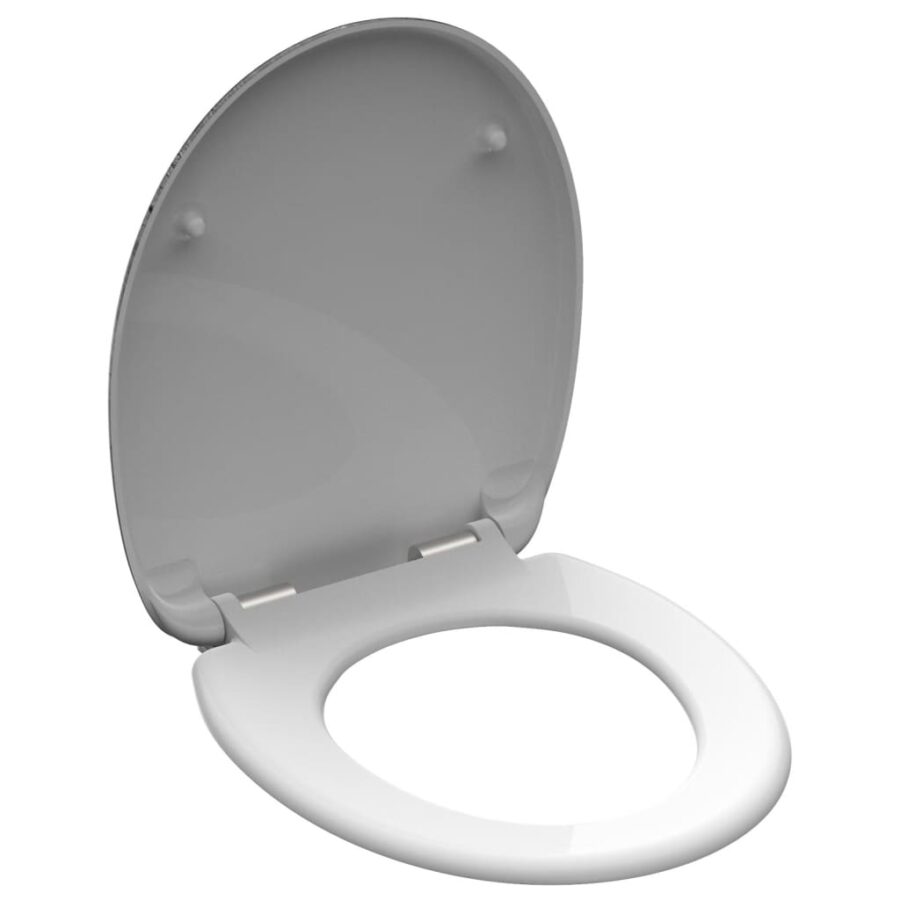 SCHÜTTE Toiletbril met soft-close INDUSTRIAL GREY - Afbeelding 2