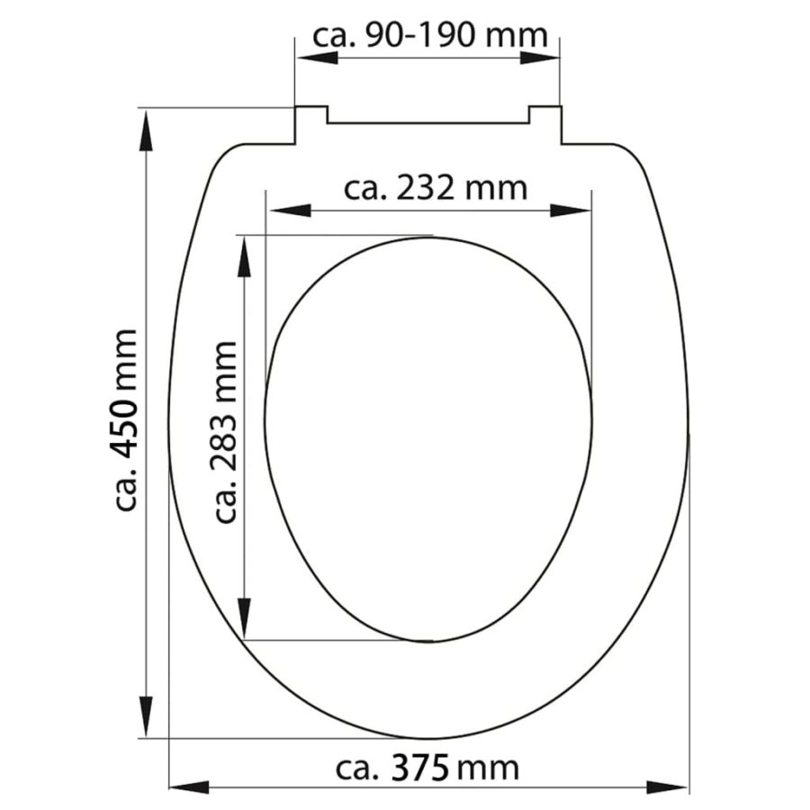 SCHÜTTE Toiletbril met soft-close HAPPY ELEPHANT duroplast hoogglans - Afbeelding 6