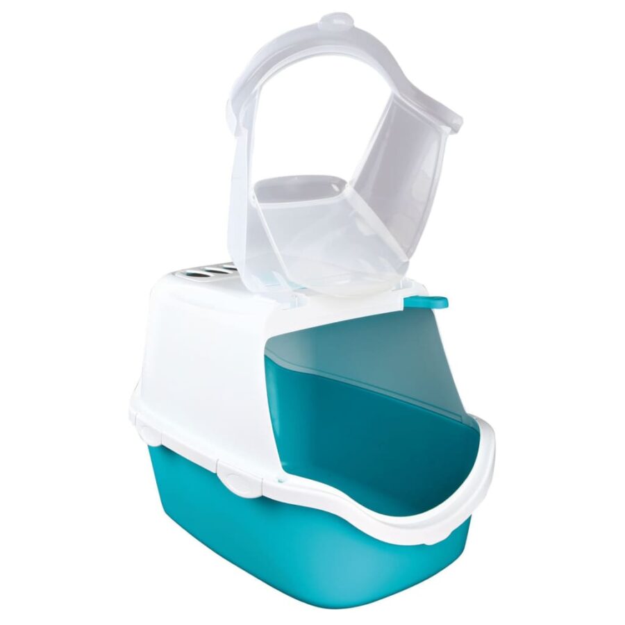 TRIXIE Kattenbak Vico turquoise en wit - Afbeelding 3