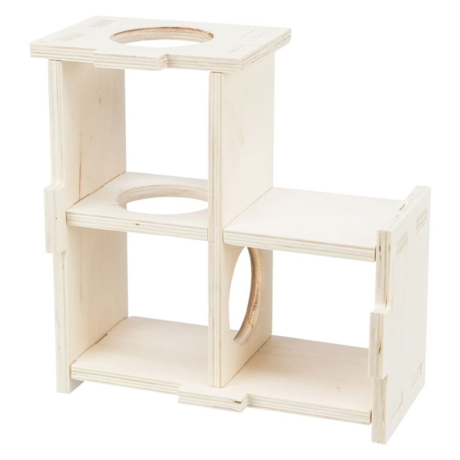 TRIXIE Knaagdierenhuis 3 kamers 25x10x25 cm hout - Afbeelding 5