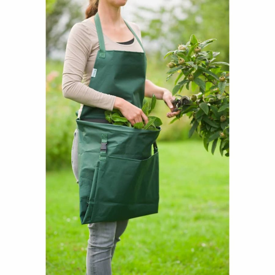 Nature Tuinschort met opvouwbare zak 130x55 cm groen