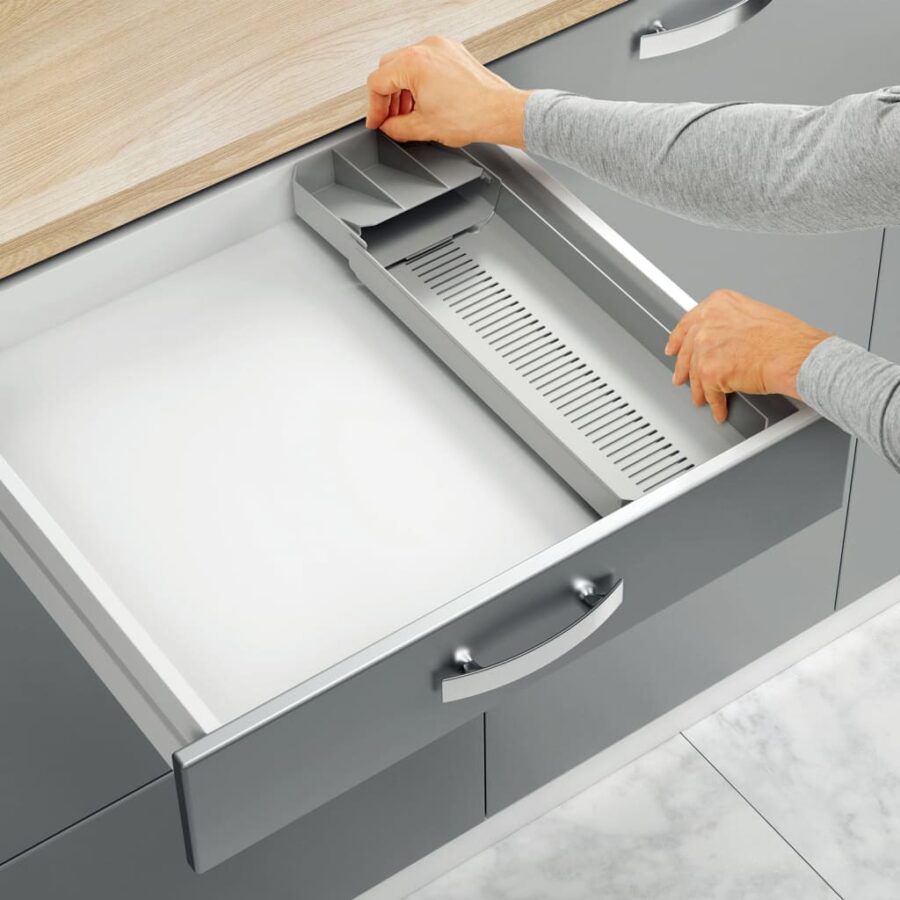 Metaltex Bestekhouder Unifit verstelbaar - Afbeelding 8