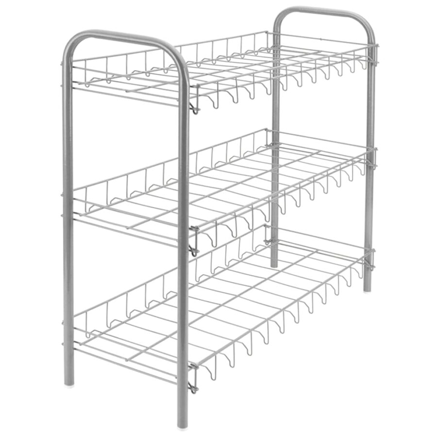 Metaltex Schoenenrek 3-laags Shoe 3 zilvergrijs - Afbeelding 2
