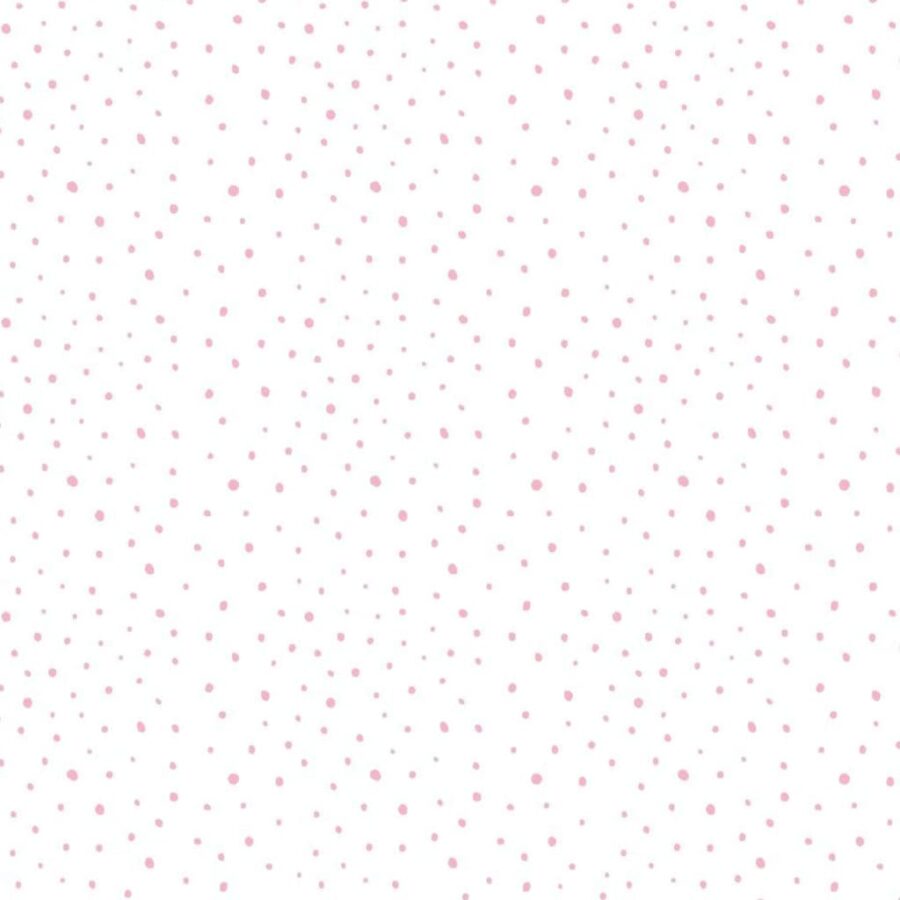 Noordwand Behang Mondo baby Confetti Dots wit/roze/beige