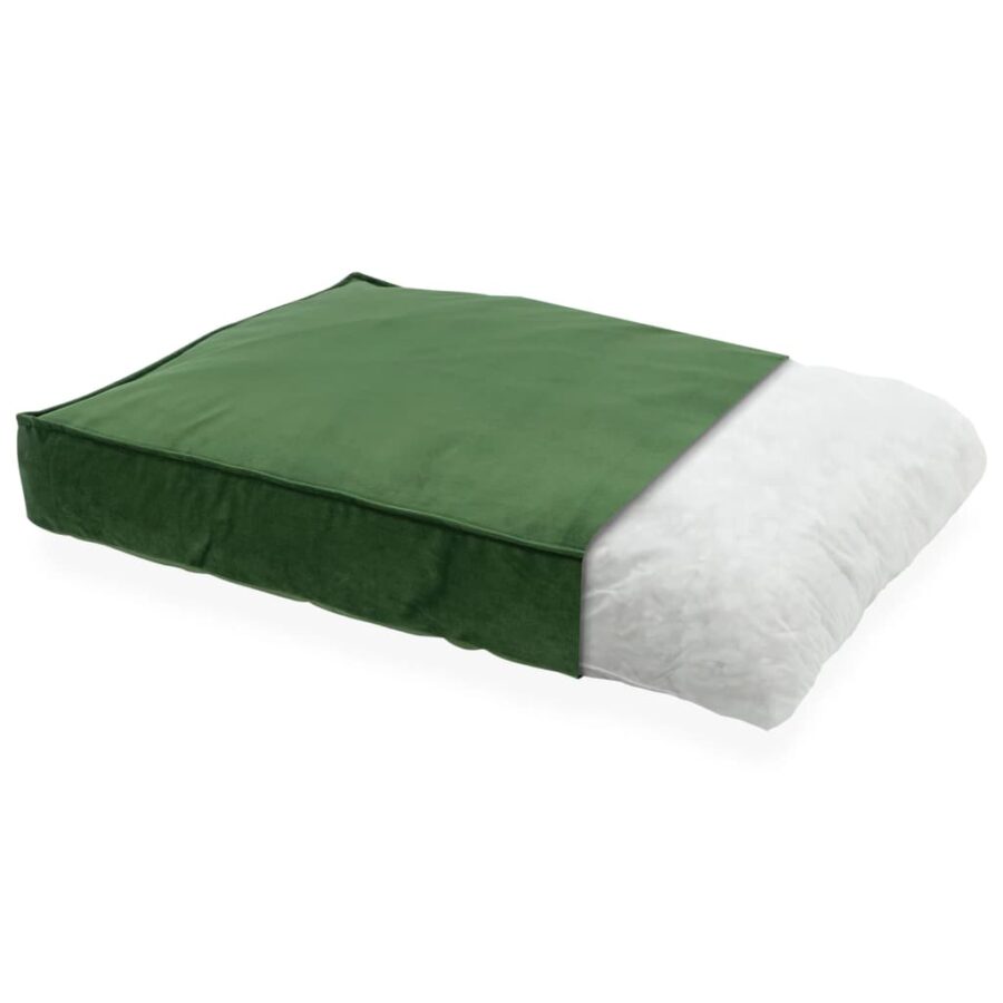 Madison Hondenkussen Velvet 120x90x15 cm groen - Afbeelding 2
