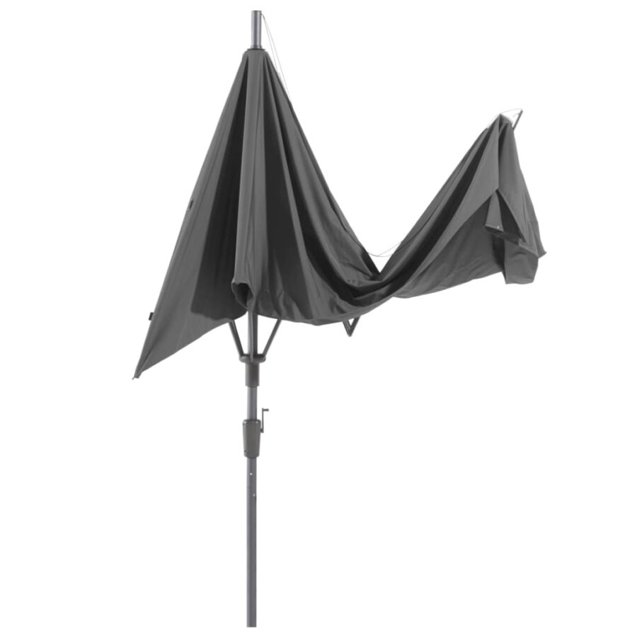 Madison Parasol Asymmetric Sideway 360x220 cm PC15P014 grijs - Afbeelding 7