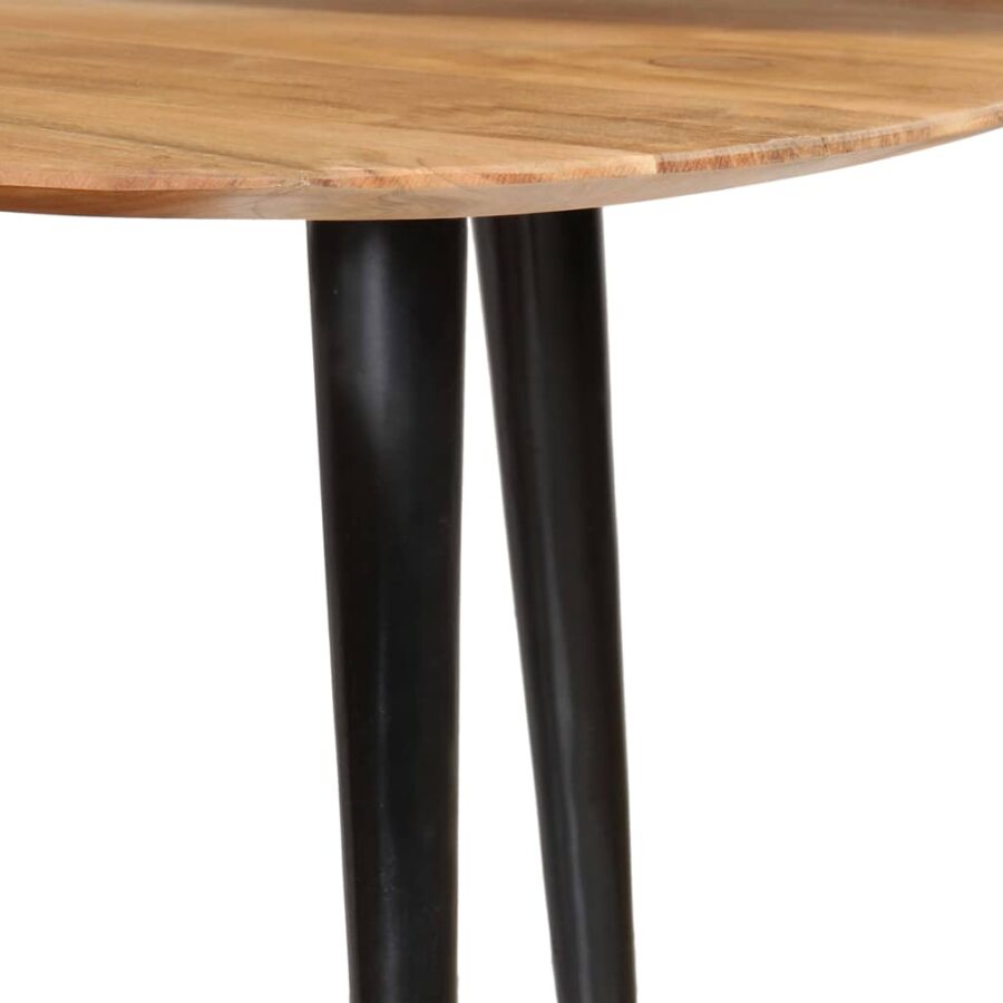 3-delige Salontafelset massief acaciahout - Afbeelding 8