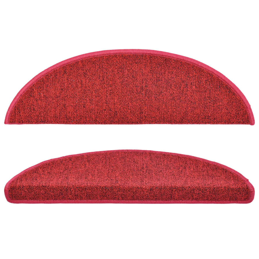 15 st Trapmatten 56x17x3 cm bordeauxrood - Afbeelding 4