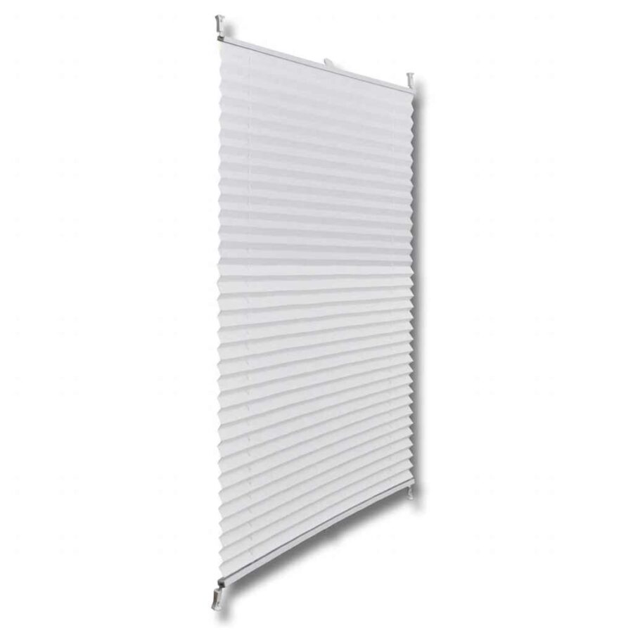 Plisséjaloezie 70x125 cm wit - Afbeelding 3