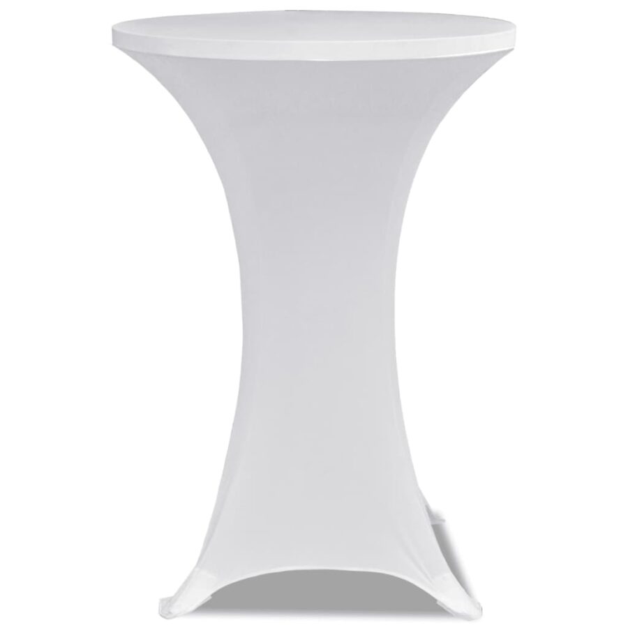 Statafelhoes Stretch Ø60cm Wit (2 stuks) - Afbeelding 3