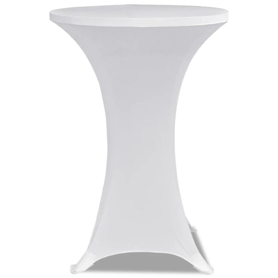 Statafelhoes Stretch Ø80cm Wit (2 stuks) - Afbeelding 3