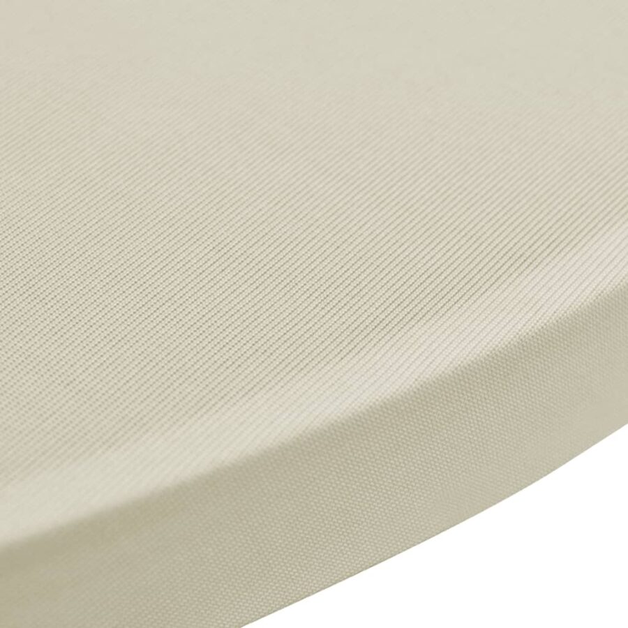 Statafelhoes Stretch Ø80cm Crème (2 stuks) - Afbeelding 4