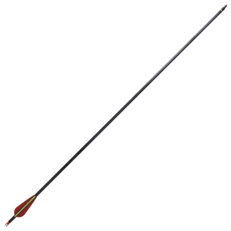 Pijlen voor recurveboog standaard 30" 0,76 cm koolstof 12 stuks - Afbeelding 5