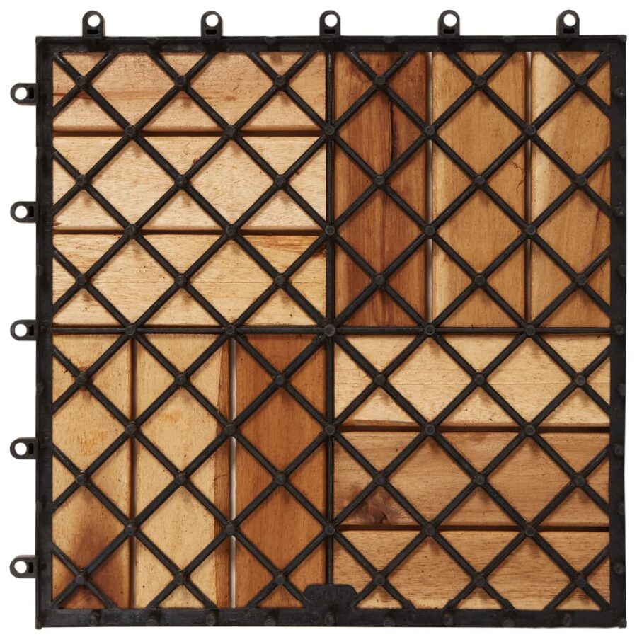 Terrastegels 30 x 30 cm Acacia set van 20 - Afbeelding 6