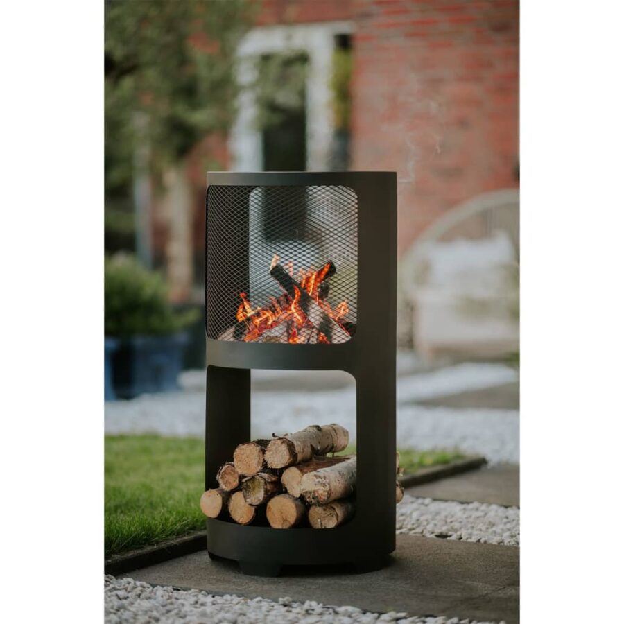 RedFire Vuurplaats Buffalo 44x90cm staal matzwart - Afbeelding 10