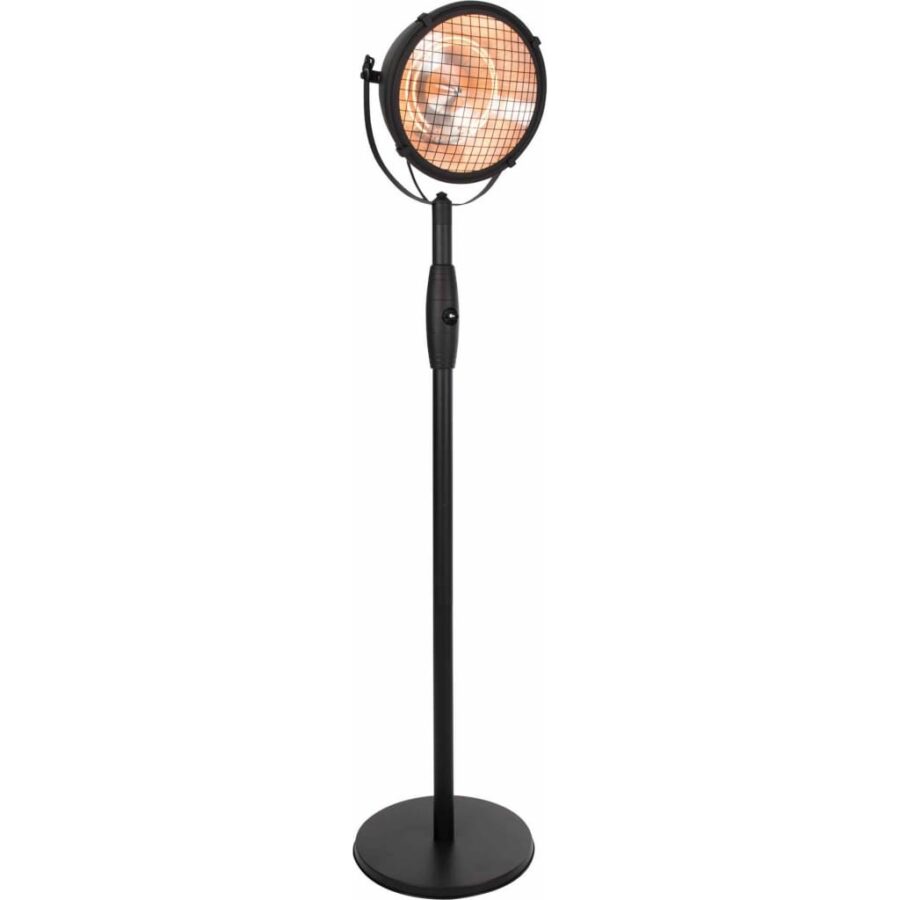 Sunred Terrasverwarmer staand Indus 2100 W halogeen zwart - Afbeelding 2