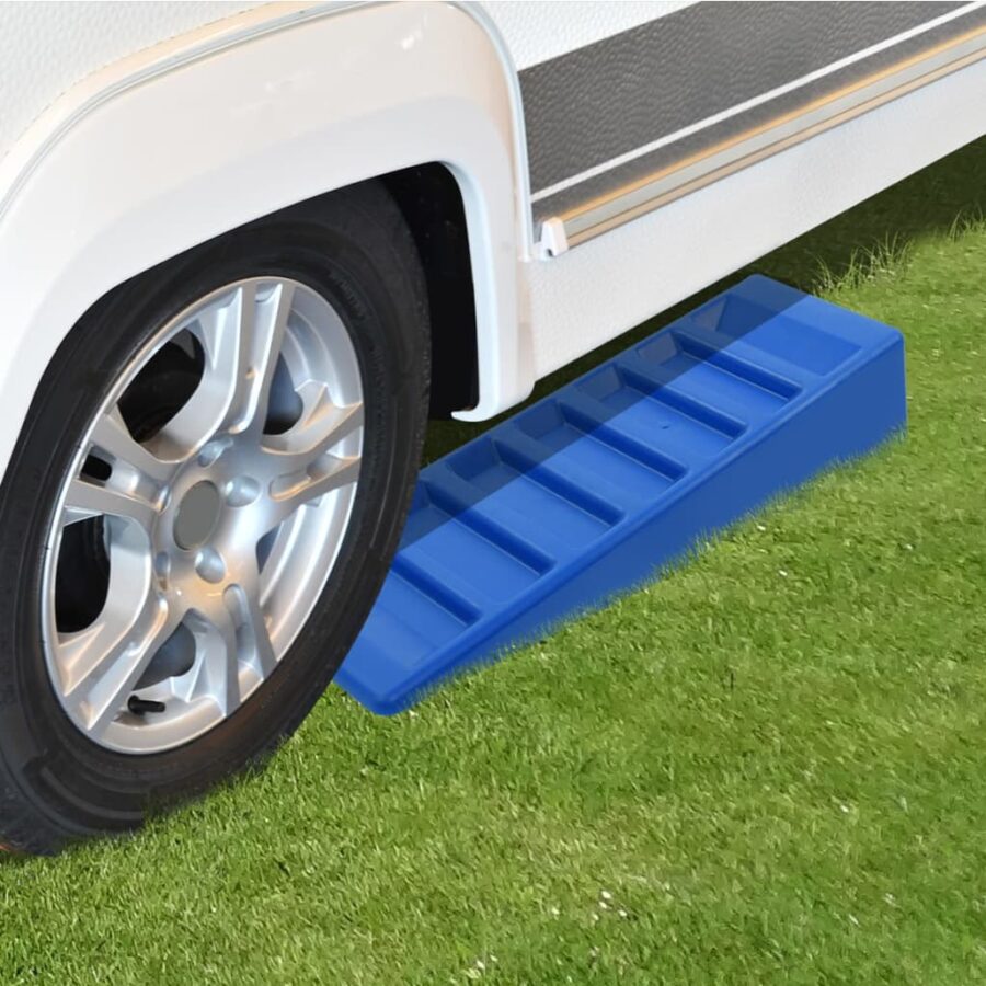 ProPlus 2-delige Caravan nivelleerset 75 mm kunststof blauw - Afbeelding 5