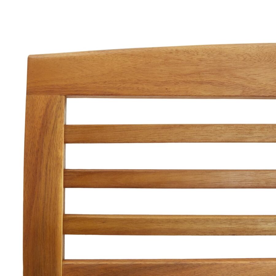 3-delige Loungeset massief acaciahout - Afbeelding 6