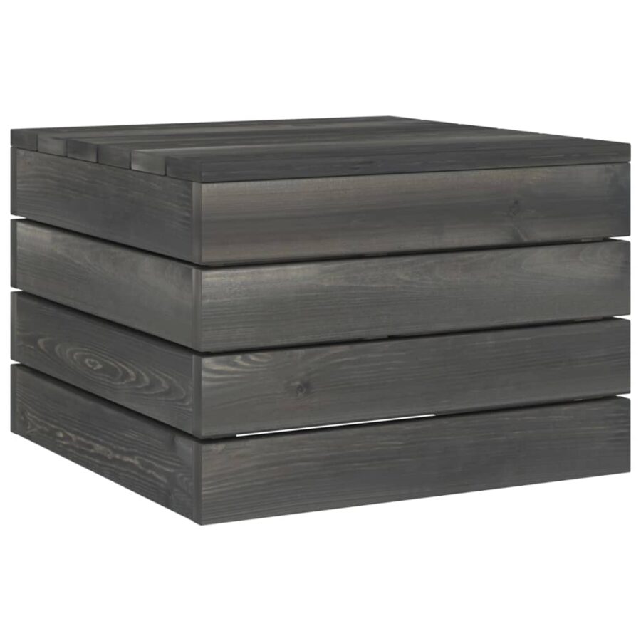 10-delige Loungeset met kussens pallet massief grenenhout - Afbeelding 12