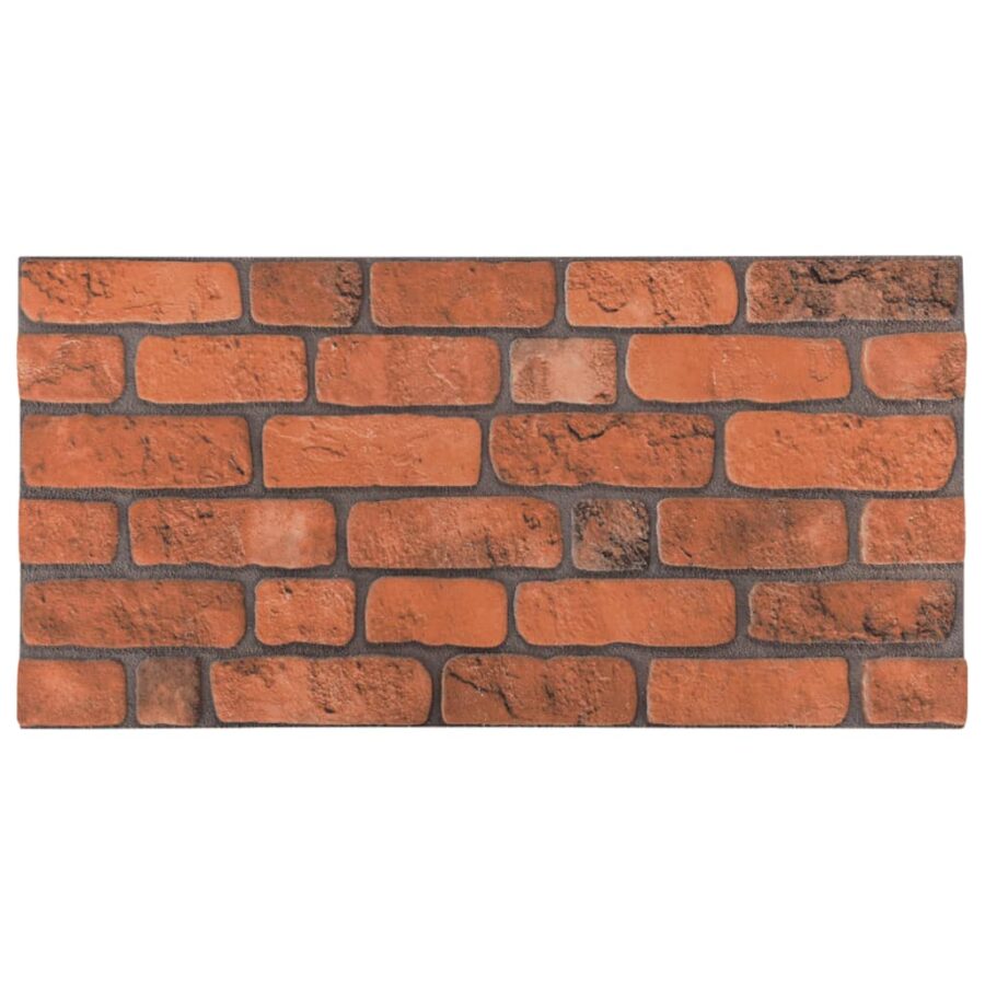 10 st Wandpanelen 3D terracottakleurige baksteen EPS - Afbeelding 2