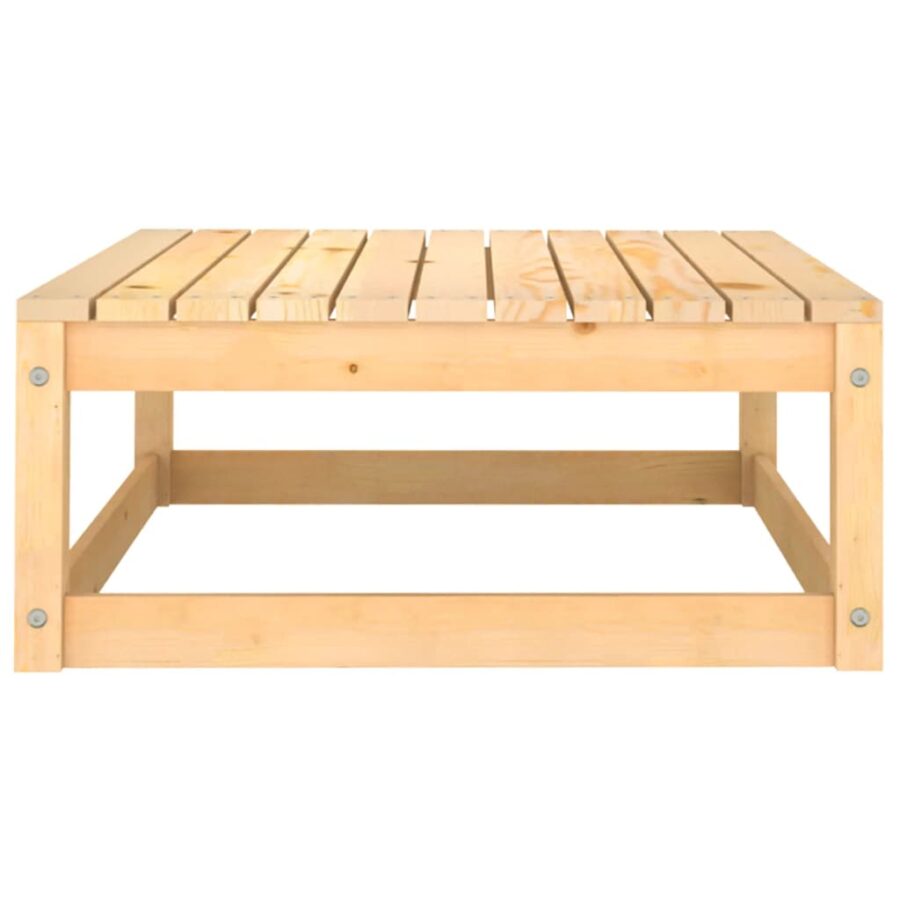 2-delige Loungeset met kussens massief grenenhout - Afbeelding 8