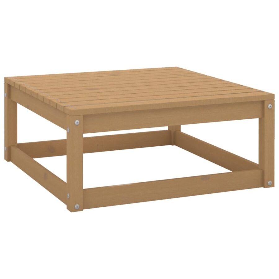 2-delige Loungeset met kussens grenenhout honingbruin - Afbeelding 5
