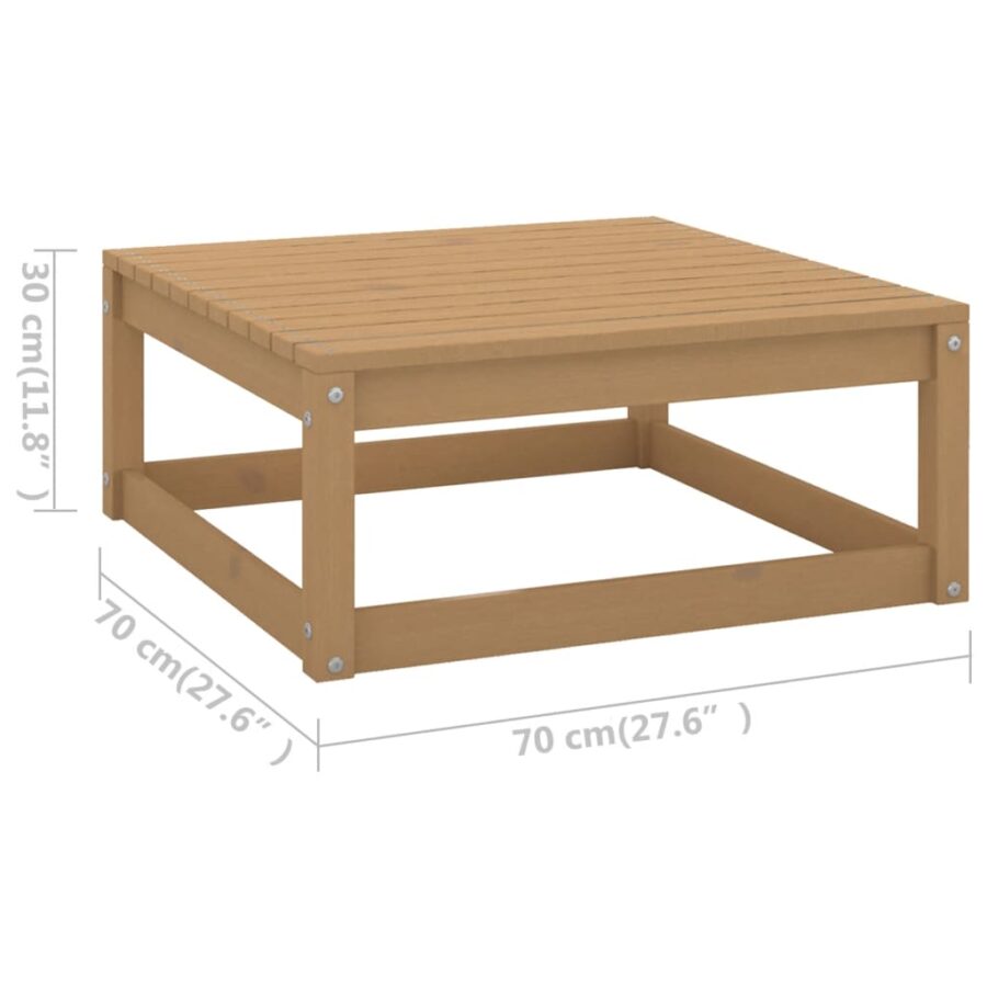10-delige Loungeset massief grenenhout - Afbeelding 9