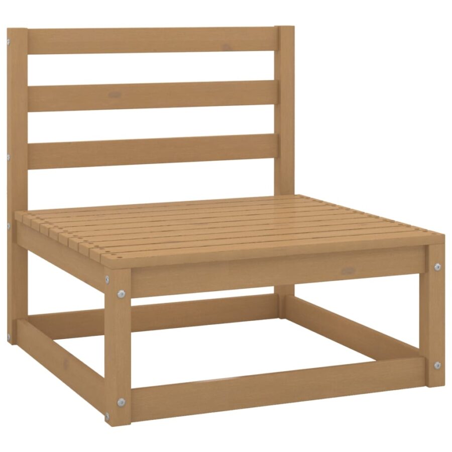10-delige Loungeset massief grenenhout - Afbeelding 4
