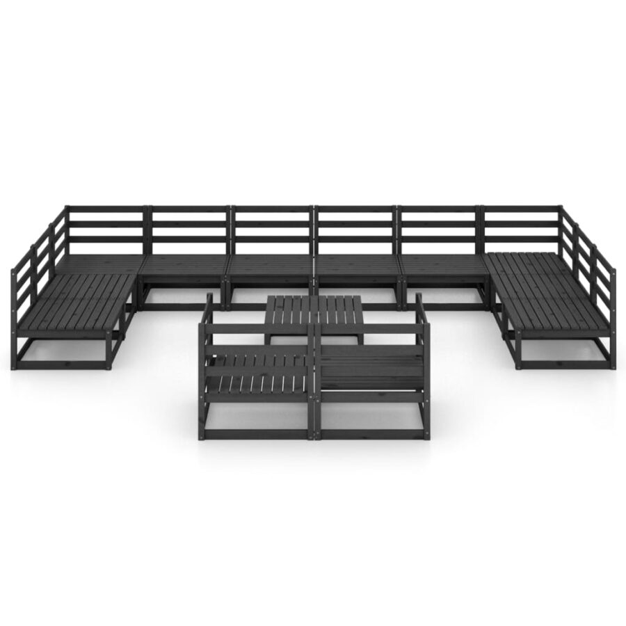 13-delige Loungeset massief grenenhout - Afbeelding 3