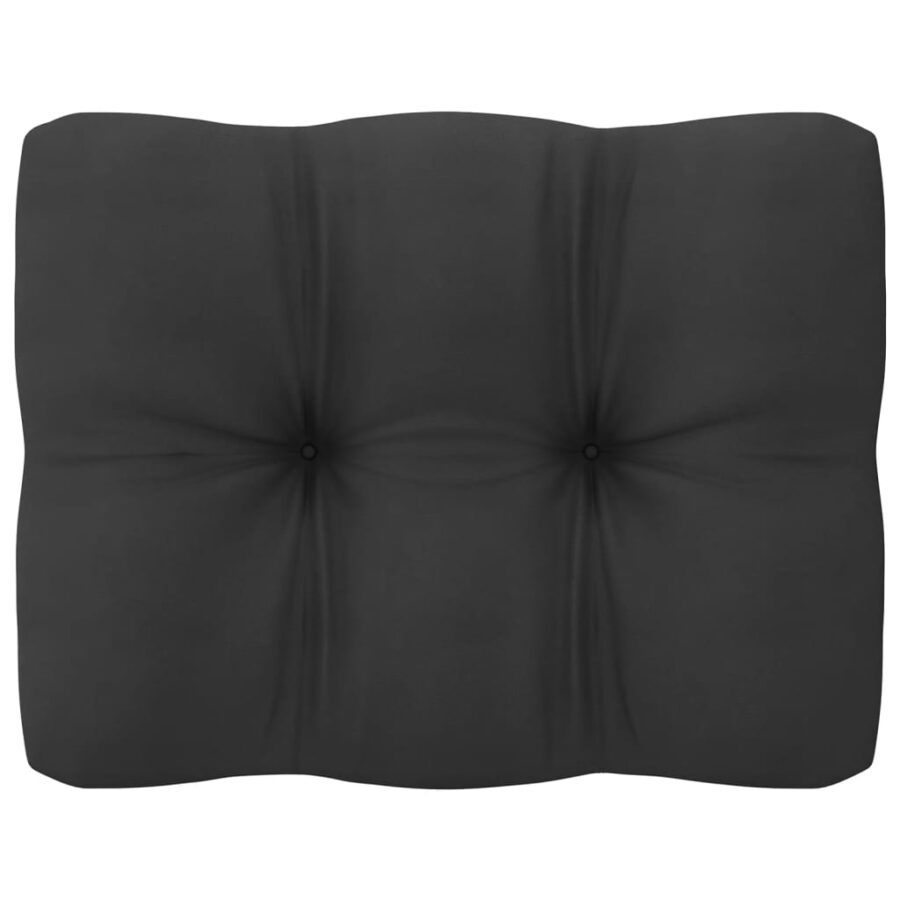 10-delige Loungeset met kussens massief grenenhout wit - Afbeelding 8