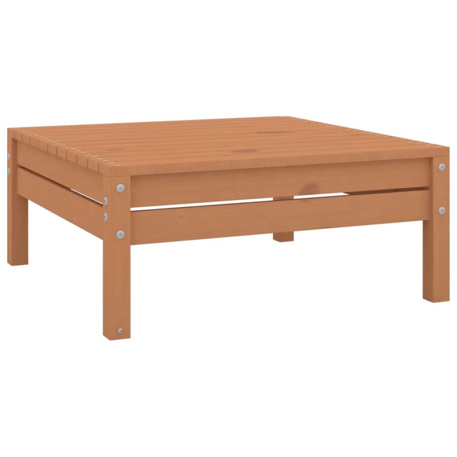10-delige Loungeset massief grenenhout honingbruin - Afbeelding 5