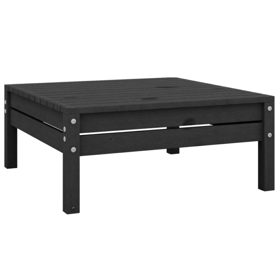 10-delige Loungeset massief grenenhout wit - Afbeelding 5