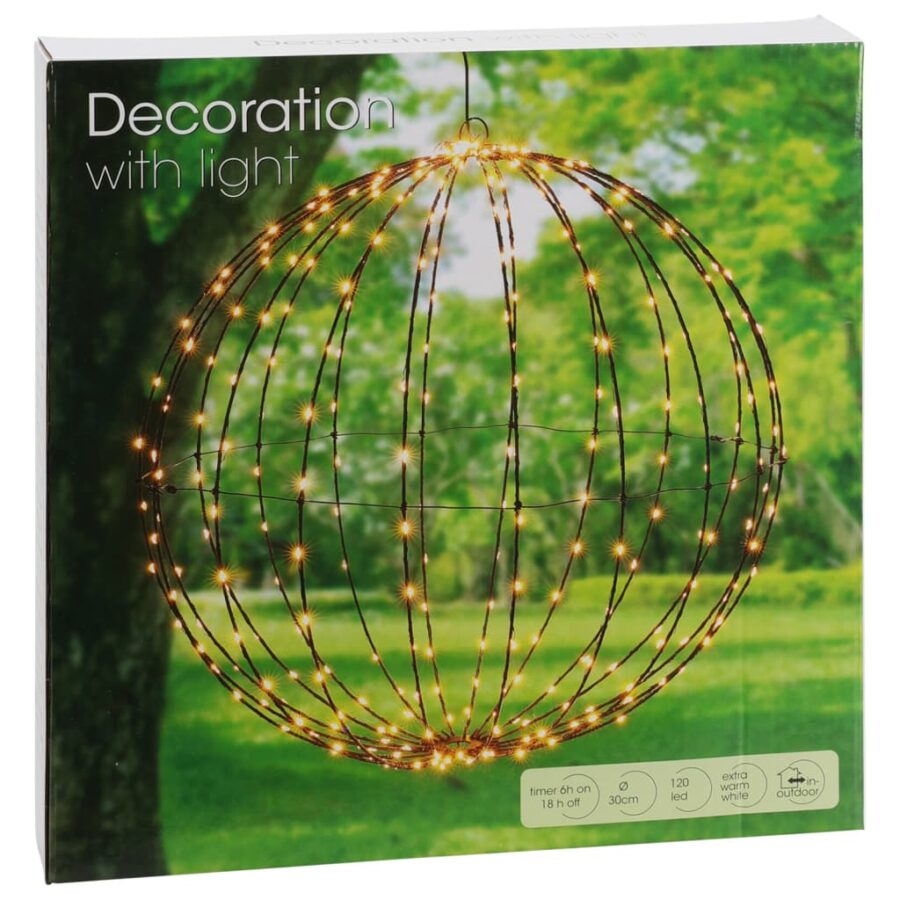 ProGarden Bollamp inklapbaar LED 30 cm - Afbeelding 4