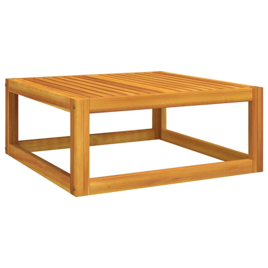 5-delige Loungeset met kussens massief hout taupe - Afbeelding 7