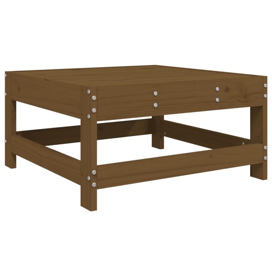 3-delige Loungeset massief grenenhout honingbruin - Afbeelding 5
