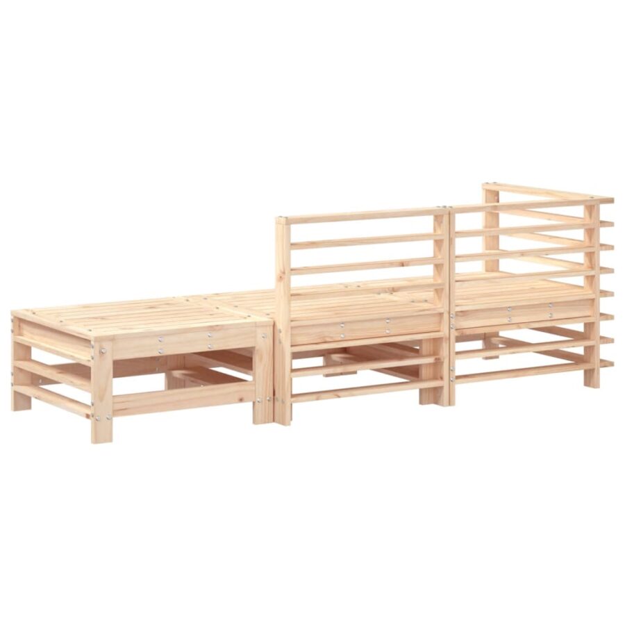 3-delige Loungeset massief grenenhout - Afbeelding 3